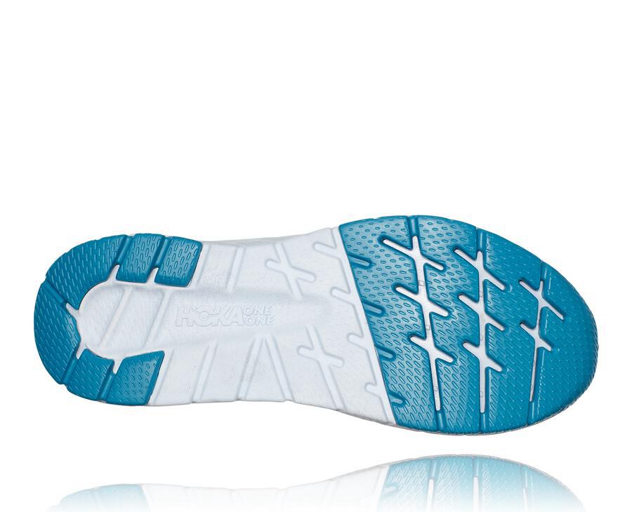 Zapatillas Running Hoka One One Hombre - Cavu 3 - Blancas/Azules - YHT132450